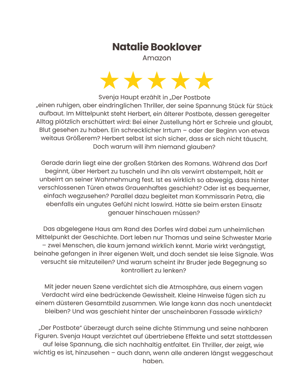 Westerwald Chroniken | Band 5 | Der Postbote