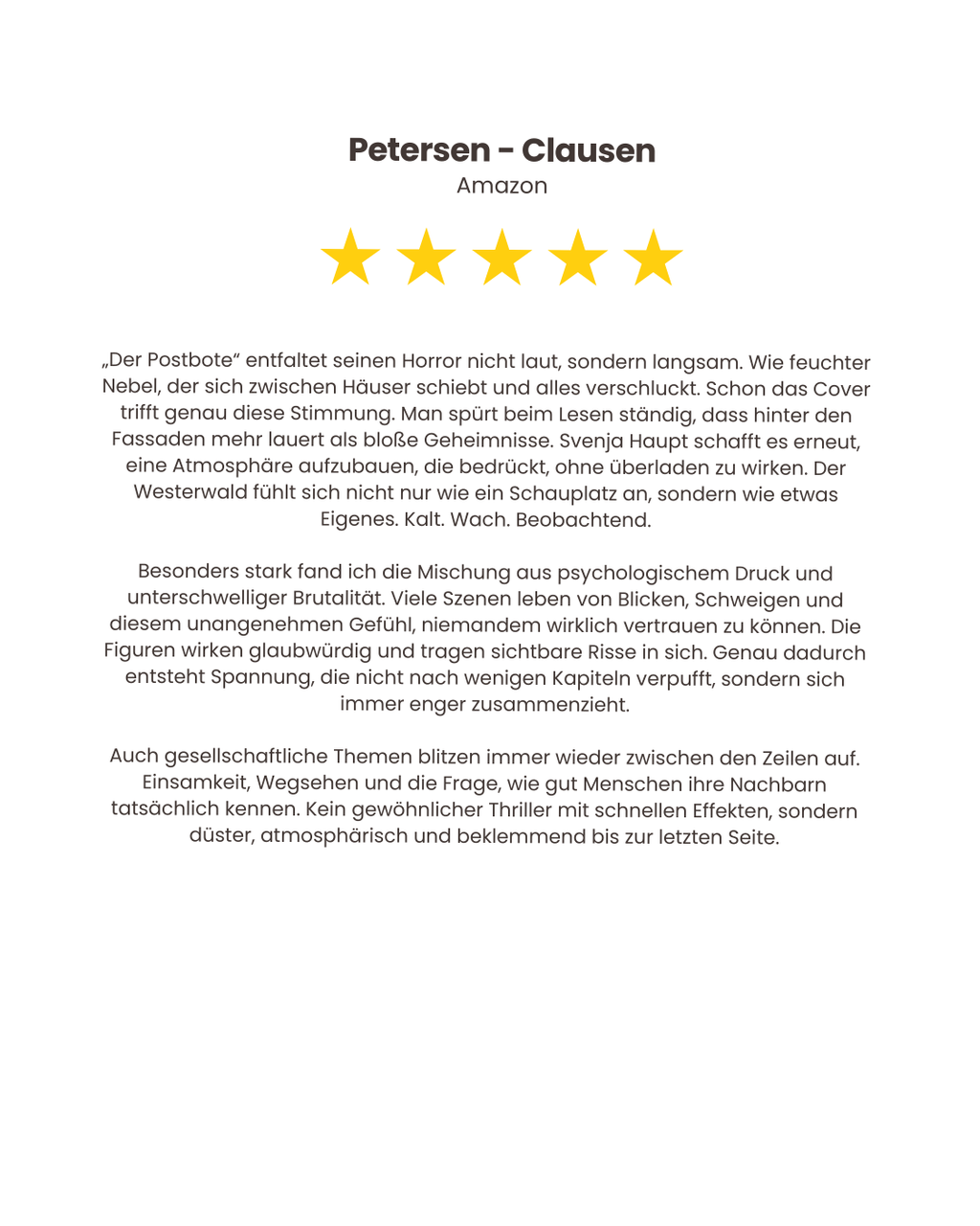 Westerwald Chroniken | Band 5 | Der Postbote